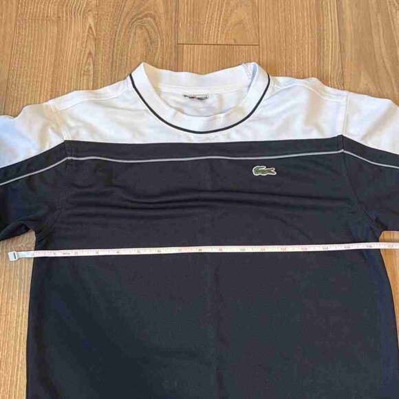 black and white polo size 16 youth   Took off tags and cut the size - Picture 2 of 5
